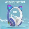 61034114732395_-2c0d581988 Дитячі бездротові навушники Bluetooth з LED котячими вушками котика Cat 28