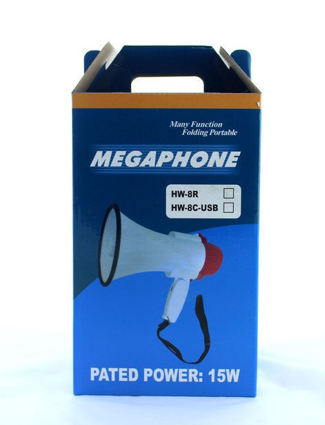Гучномовець MEGAPHONE HW 8C Ручний складний рупор - мегафон