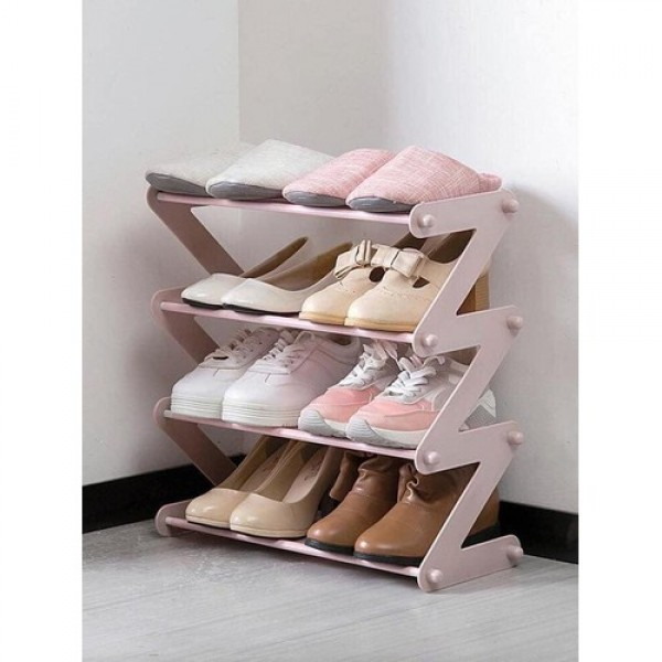 64118461670403_-a98ef4d23d Полиця – органайзер для взуття Z-shaped Shoe Rack · Універсальна стійка для зберігання речей на 4 полиці