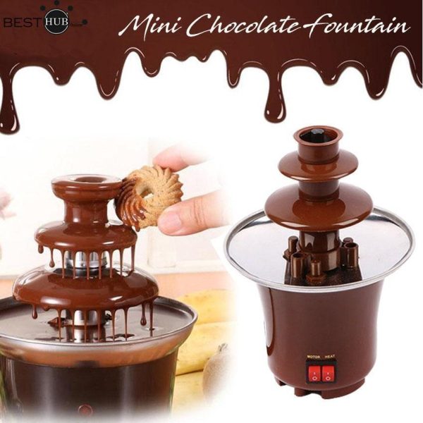 67216356446731_-0d882798fe Шоколадний фонтан Фондю Mini Chocolate Fondue Fountain Домашня міні - фондюшниця