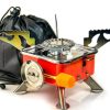 Туристичний газовий таганок з п'єзопідпалом ∙ Похідна складна переносна міні плитка Kovab K202