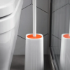 Туалетний йоржик Toilet brush з вигнутою щіткою для важкодоступних місць · Щітка чистяча для унітазу