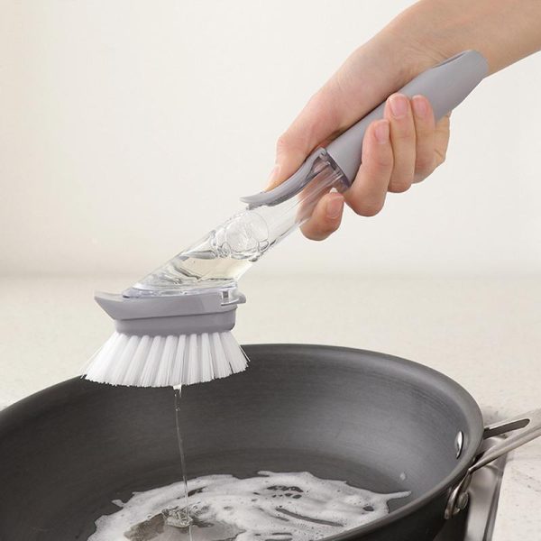 Багатофункціональна щітка Decontamination Wok Brush для миття та чищення з дозатором