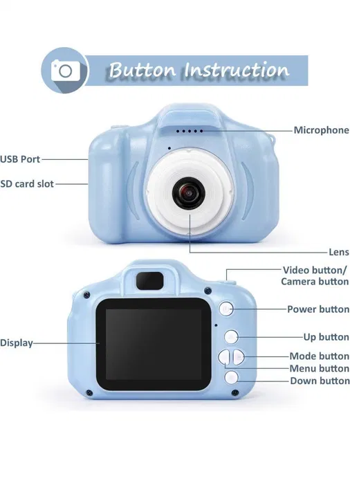 Дитячий фотоапарат "X200 children camera" PR3