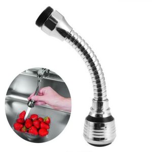 72127974495175_-07d4918912 Водозберігаюча насадка на кран Turbo Flex 360 Аератор для економії води