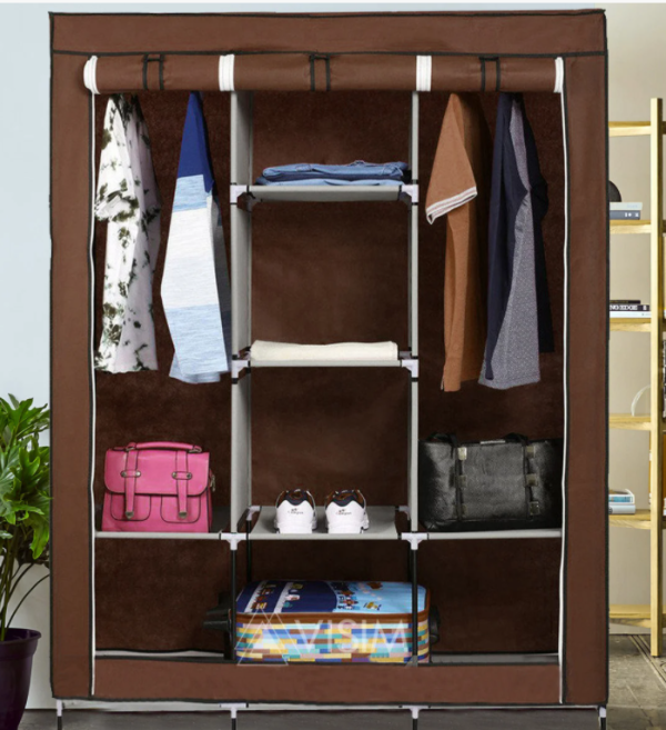 72468355591103_-51cabd2309 Складна тканинна шафа STORAGE WARDROBE 88130 на 3 секції, 130х45х175 см