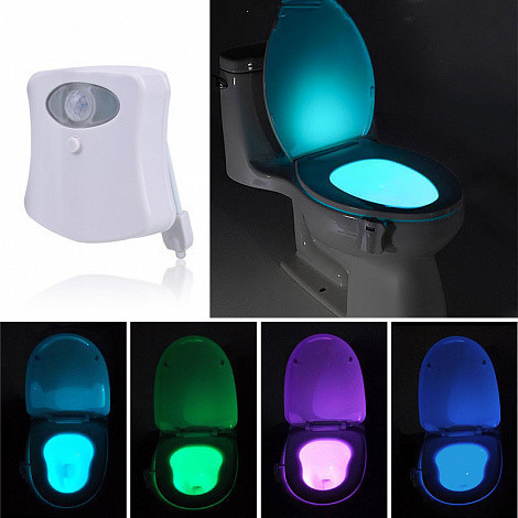 72700130274346_-ce41e0201f Підсвічувач унітазу з датчиком руху LED LIGHT BOWL ∙ Водостійка міні-лампа для ванної кімнати, 8 кольорів