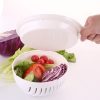 Салатниця - овочерізка Salad Cutter Bowl для швидкої шаткування овочів та салатів