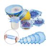 Універсальні силіконові кришки Super stretch silicone, 6 шт ∙ Набір кришок для посуду та ємностей