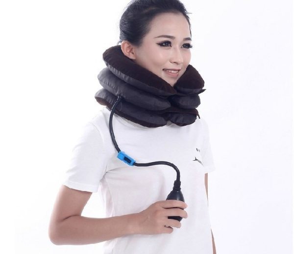 Масажер - комір для шиї Tractors for cervical spine ∙ Лікувальний надувний комір для розвантаження та масажу шиї