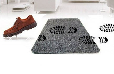 Килимок для взуття Clean Step Mat Супервбираючий придверний килимок для підлоги, 70*45см