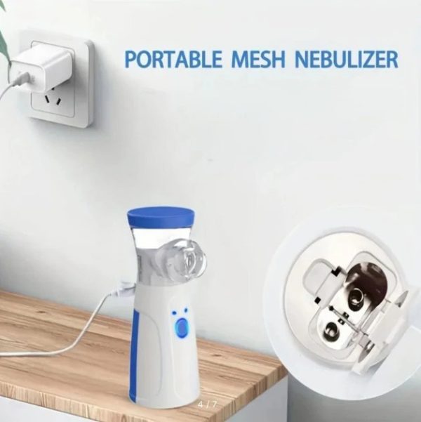 75982518531085_-af8c333c89 Портативний небулайзер Mesh Nebulizer JSL-W302 ∙ Ультразвуковий ручний інгалятор + 2 маски для домашнього використання