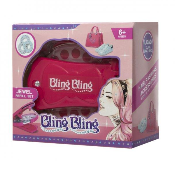 76257288018748_-9ba489a0f8 Стрази для волосся Bling Bling Діамантовий стайлер – степлер для прикраси стразами для дівчаток