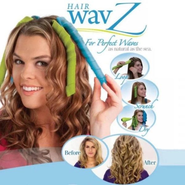 Спіральні бігуді Hair Wavz для волосся будь-якої довжини ∙ Чарівні бігуді для легкого створення локонів