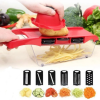 78888902210111_-d63608bd4b Овочерізка - мультислайсер Mandoline Slicer 6 in 1 · Тертка – шатківниця для овочів та фруктів з контейнером