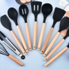Кухонний набір ножів та аксесуарів Kitchenware Set, 20 предметів ∙ Інструменти для кухні з підставкою та обробною дошкою