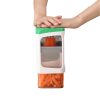 81191150830083_-5a6ea6b8ae Ручна овочерізка з контейнером Genius Nicer Dicer Кухонний слайсер - терка з насадками 7 в 1