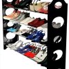 Полиця для взуття органайзер Amazing Stackable Shoe Rack ∙ Стійка - етажерка взуттєва на 4 полиці