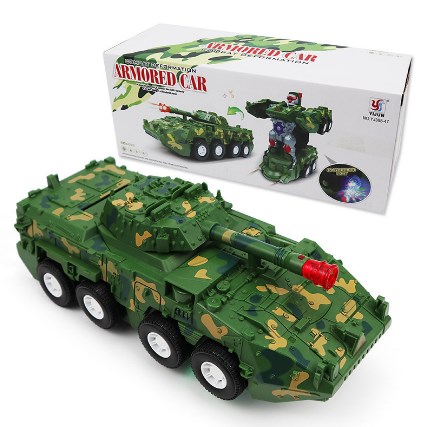 84828949843091_-e3e8f1b94f Дитяча іграшка Танк - трансформер Armored Car на радіокеруванні ∙ Машинка – робот з пультом, обертанням 360°, підсвічуванням та звуком на акумуляторі
