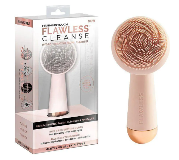 Силіконова масажна щітка для обличчя Finishing Touch Flawless Cleanse