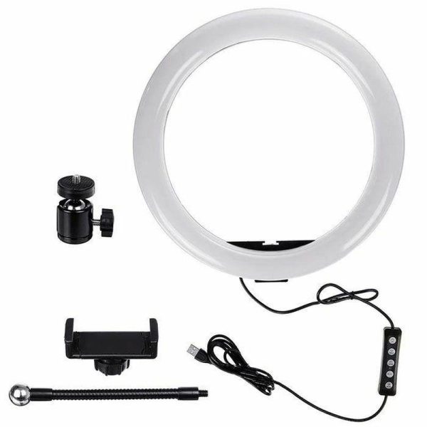 85871590727869_-fa5c91f783 Кільцева свідоліодна LED лампа, 30см · Селфі – кільце освітлення для зйомок