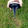 Комплект садових світильників на сонячній батареї Solar Disk Lights, 4 шт ∙ Вуличні ліхтарі з датчиком світла