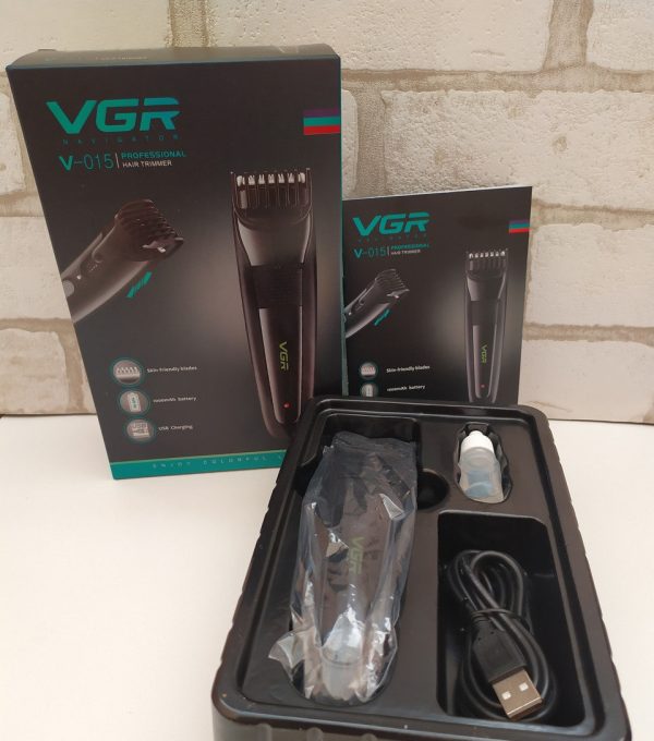 87206575260149_-0229dd62b2 Професійна машинка для стрижки VGR V-015 на акумуляторі з USB зарядкою