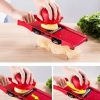 87984755958344_-17f5470359 Овочерізка - мультислайсер Mandoline Slicer 6 in 1 · Тертка – шатківниця для овочів та фруктів з контейнером