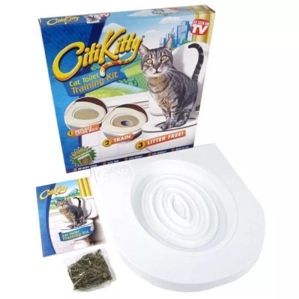 Система привчання котів до унітазу Туалет для кота Citi Kitty Cat Toilet Training