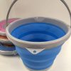 Туристичне складане відро, 5 л Cіліконове відро Сollapsible Bucket