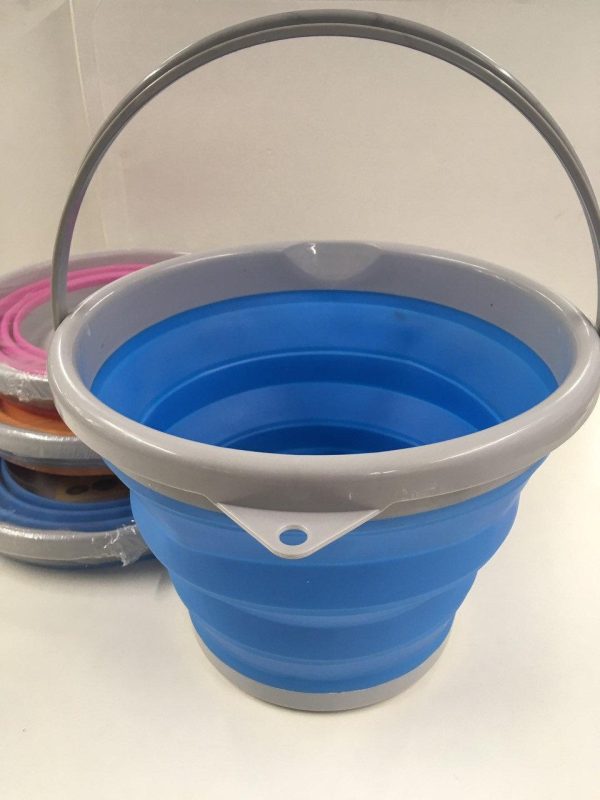 Туристичне складане відро, 5 л Cіліконове відро Сollapsible Bucket