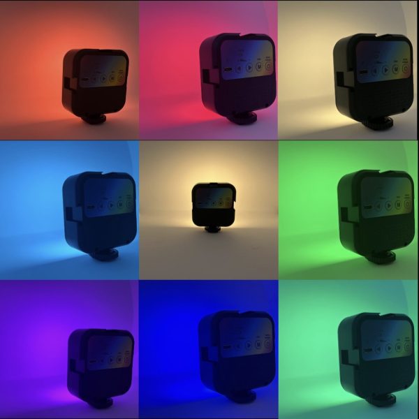 90352872783011_-0e7295a104 Лампа LED RGB з кріпленням для телефону WR-R1 ∙ Студійне накамерне світло 3000-7000K