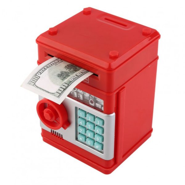 93038882989005_-caa95166c2 Дитячий сейф - скарбничка Number Bank з кодовим замком та купюроприймачем