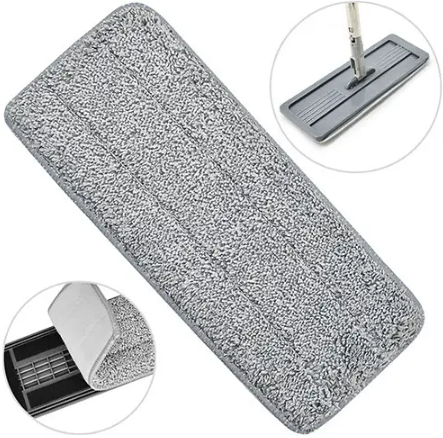 93589899222838_-1752946294 Змінна насадка для швабри Scratch Cleaning Mop · Запаска – моп із мікрофібри, 33*11 см
