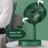 Портативний міні вентилятор для дому Telescopic Folding Fan · Складаний настільний вентилятор з USB зарядкою