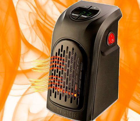 Портативний обігрівач з пультом Handy Heater ∙ Міні - дуйка дуйчик у розетку Хенді-хітер 12622