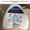 Ортопедична подушка для ніг Contour Leg Pillow гіпоалергенна подушка з пам'яттю