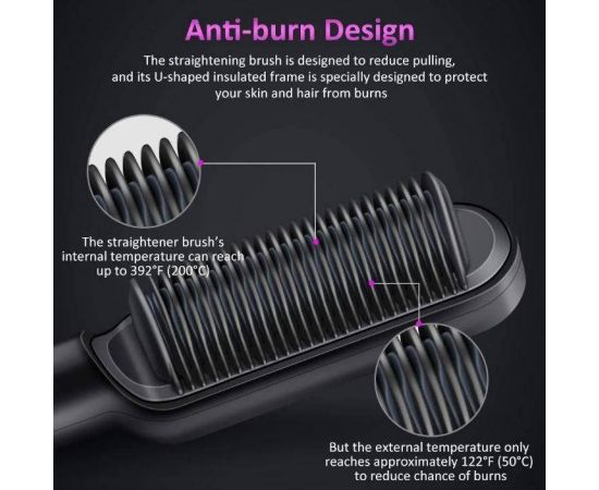 97558006389313_-08b5d3bf08 Розчіска-випрямляч Hair Straightener HQT-909 для укладання волосся з покриттям турмаліну