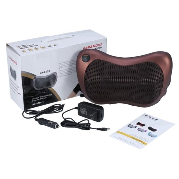 99142744810160_-e250cd7c0c Роликова масажна подушка Massage Pillow Масажер для спини та шиї та інфрачервоним прогріванням