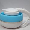 Портативний складний силіконовий чайник Foldable Kettle електричний чайник електрочайник