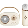 Акустична система «RETRO» з мікрофоном ∙ Бездротова портативна Bluetooth колонка на акумуляторі ∙ Міні-караоке
