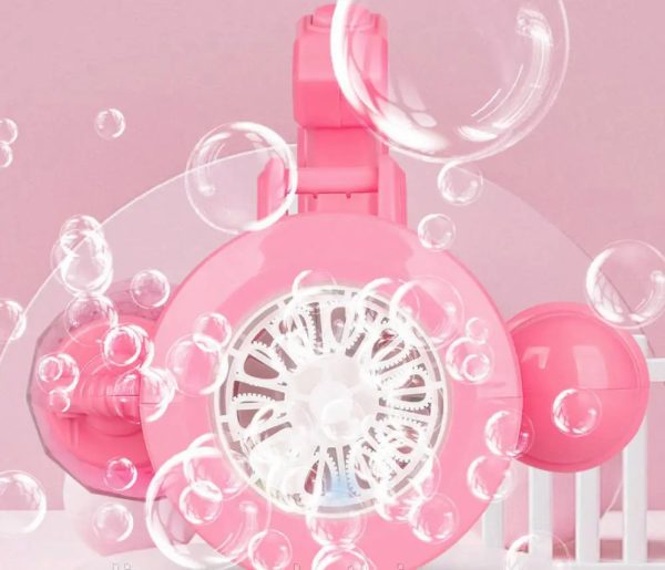Дитячий пухирцевий пістолет Bubble Machine Toy · Автоматичний кулемет – генератор мильних бульбашок