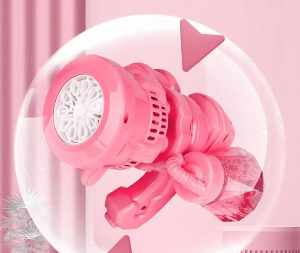 Дитячий пухирцевий пістолет Bubble Machine Toy · Автоматичний кулемет – генератор мильних бульбашок