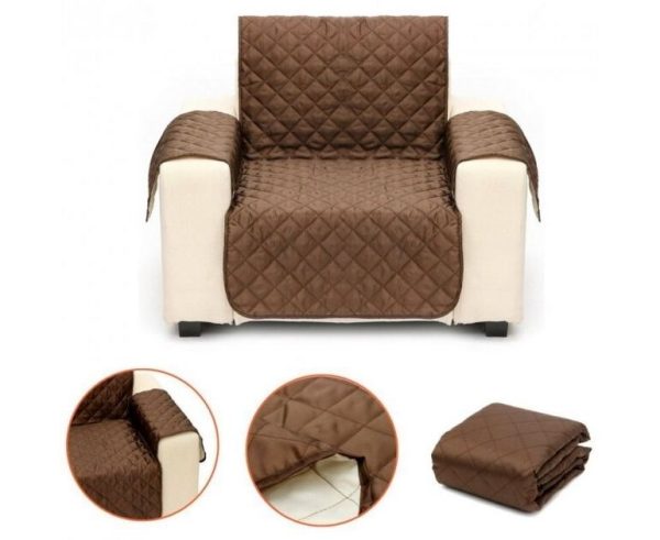 Двостороннє стьобане покривало – накидка на крісло Couch Coat