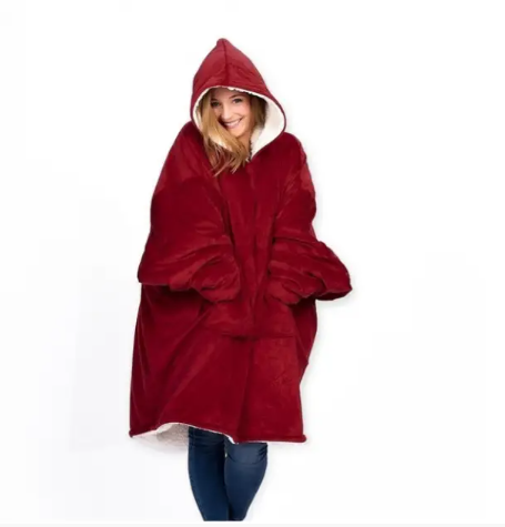 dvukhstoronniaia-tolstovka-pled-huggle-hoodie-blanket-s-kapiushonom-syniaia-krasnaia-18752227853102_-c283a1b921 Двостороння толстовка-плед Huggle Hoodie Blanket з капюшоном ∙ Синя
