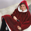 dvukhstoronniaia-tolstovka-pled-huggle-hoodie-blanket-s-kapiushonom-syniaia-krasnaia-61440099389999_-de2fb33aa2 Двостороння толстовка-плед Huggle Hoodie Blanket з капюшоном ∙ Синя