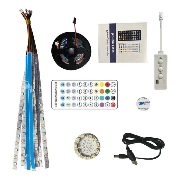 Ефектний світильник Феєрверк 28Key Kit BT ∙ Світломузика з пультом та Bluetooth