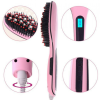 Електрична щітка-випрямляч Fast Hair Straightener HQT-906 Фен-щітка для випрямлення та укладки волосся з LED дисплеєм та регулюванням температури
