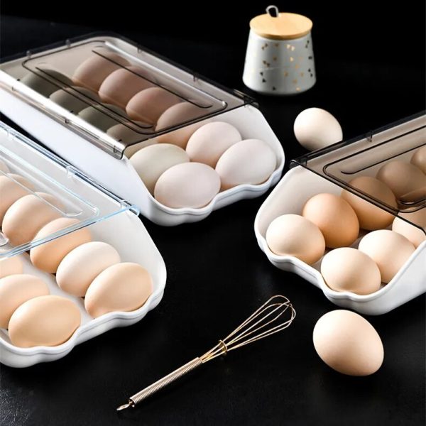 Контейнер - лоток для зберігання яєць EGG TRAY Органайзер для холодильника на 14 яєць