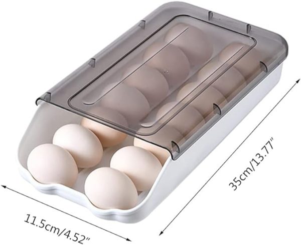 Контейнер - лоток для зберігання яєць EGG TRAY Органайзер для холодильника на 14 яєць